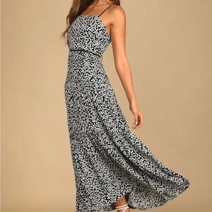 Lulus Maxi Midi Floral Dress Medium